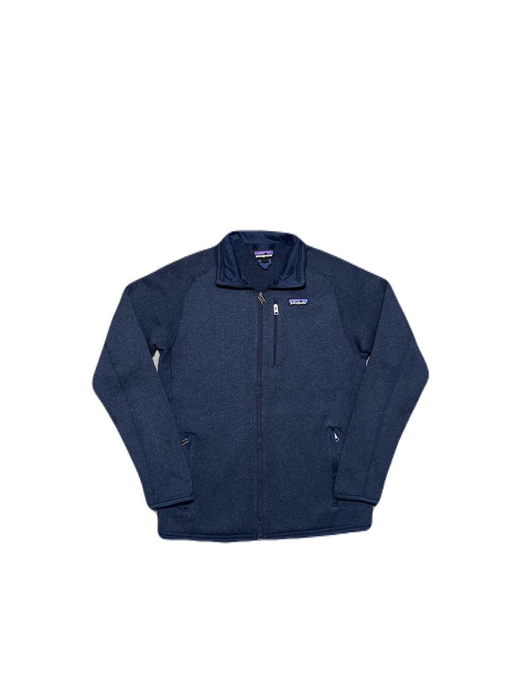 Patagonia Better Sweater Mens Small Blue Full Zip Fleece Jacket Pockets